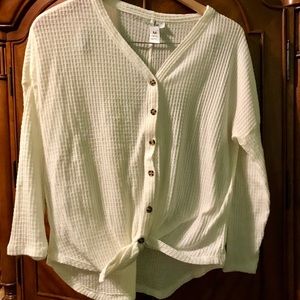 NWOT CREAM COLORED TOP